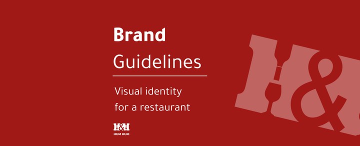تصميم هوية بصرية (Brand Identity for a restaurant) لمطعم