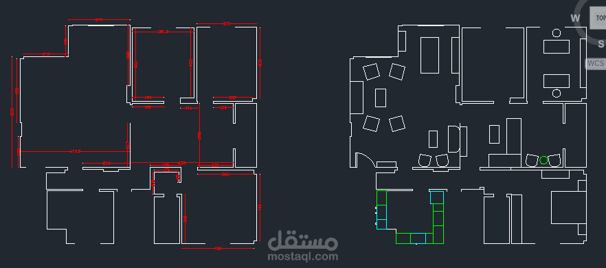 تصميم ديكور و رسم هندسى