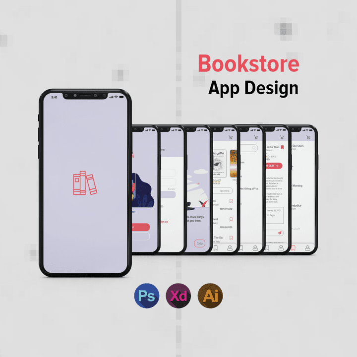 Bookstore App Design - UI DESIGN