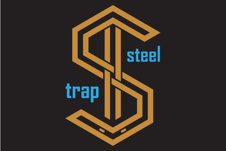 لوجو لشركة تعليمية باسم steel trap