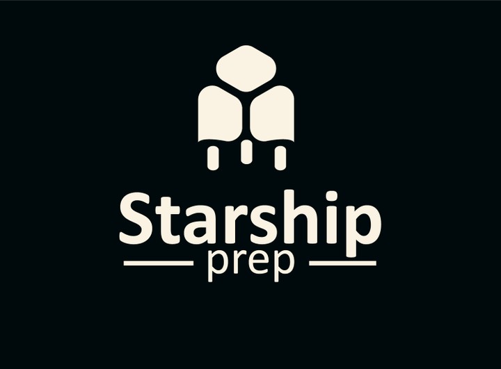 starship prep logo design