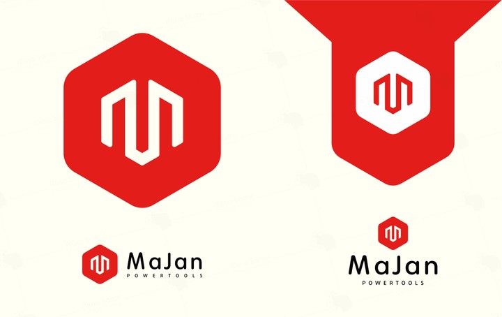 تصميم شعار شركة (Majan) لأدوات الطاقة