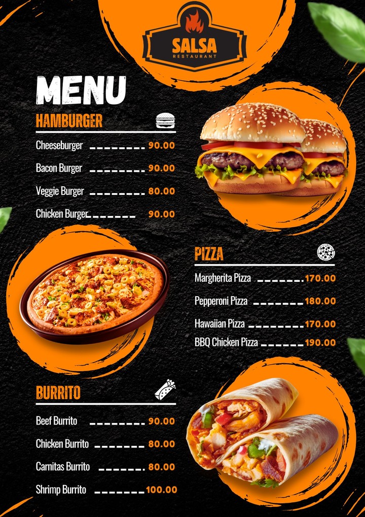 تصميم منيو -    Menu Design