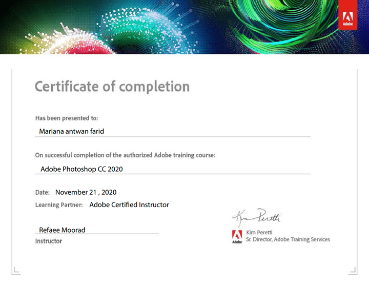 adobe certificates