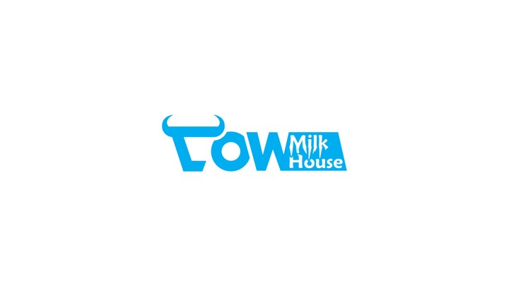 شعار cow milk house