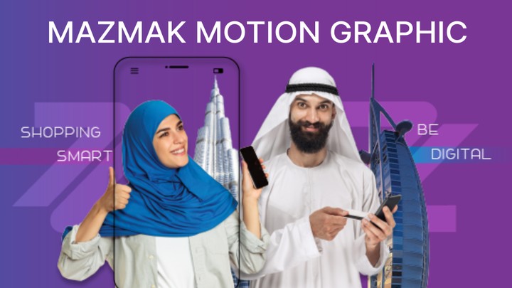 motion graphic for mazmak uae