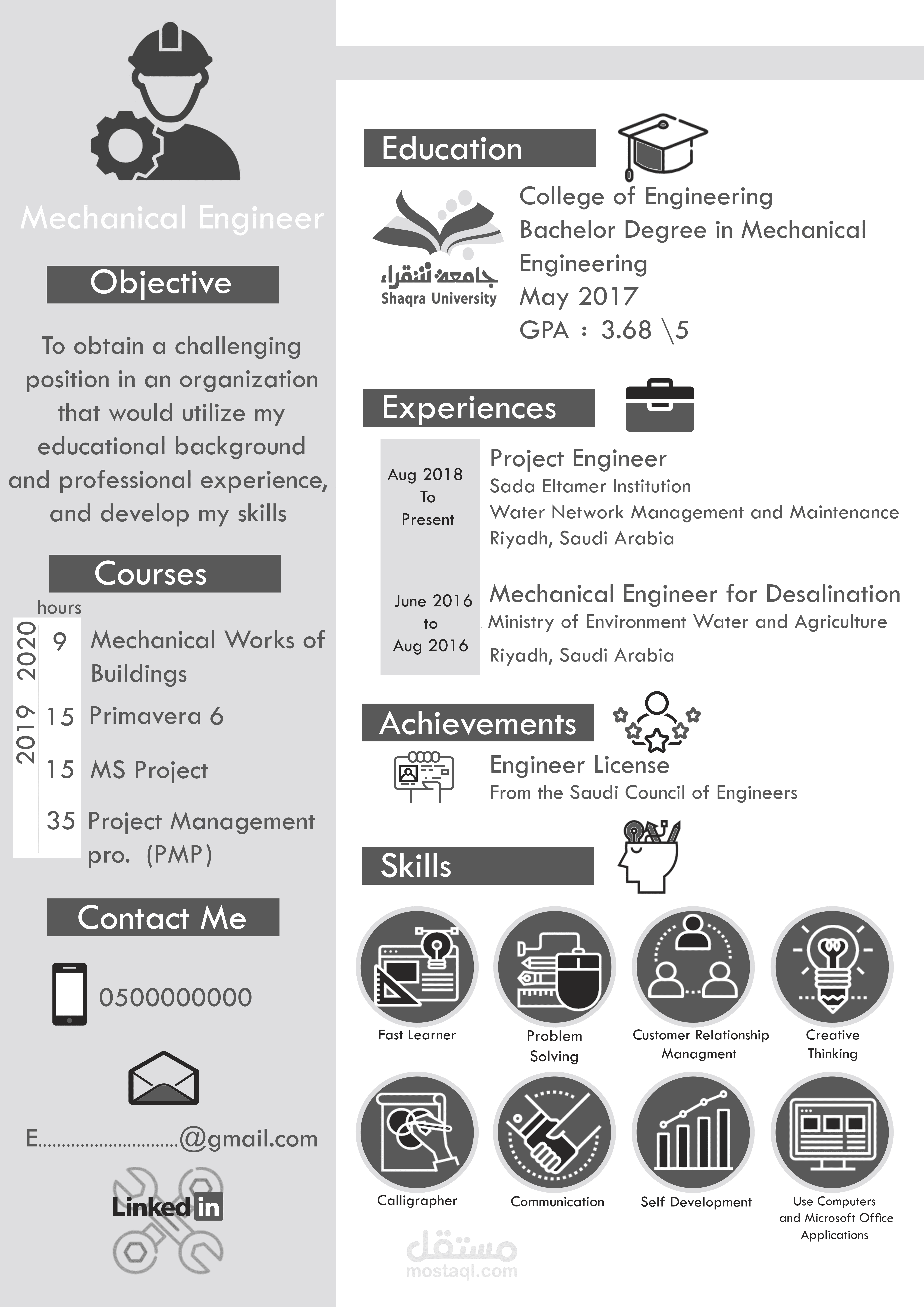 تصميم سيرة ذاتية cv