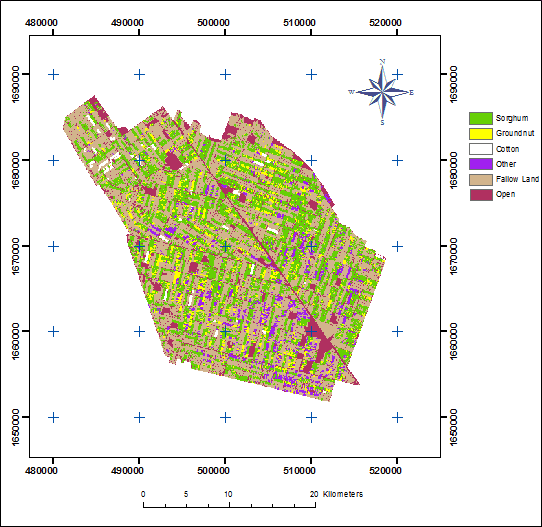 Mapping and Monitoring of Agriculture in parts of Sudan using Remote Sensing and GIS