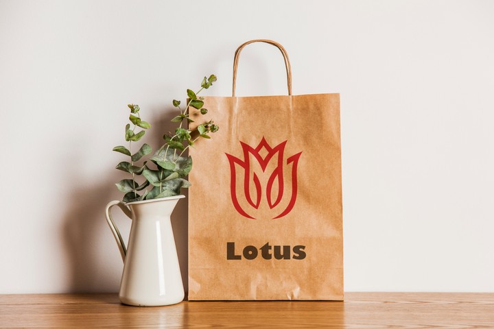 شعار Lotus لمحل ورد