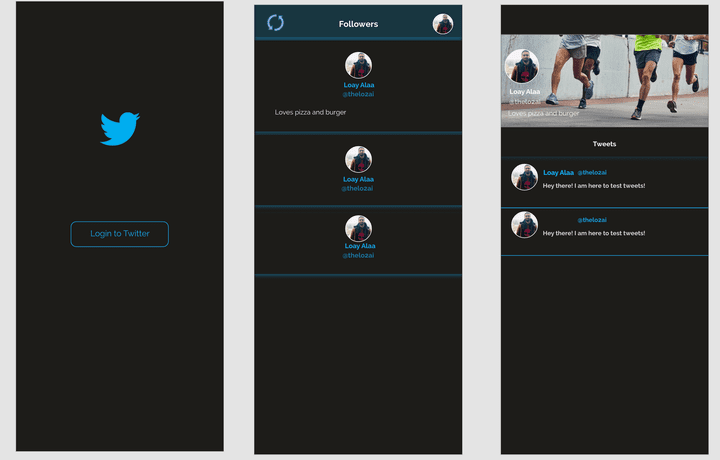 Twitter Client - UI/ UX