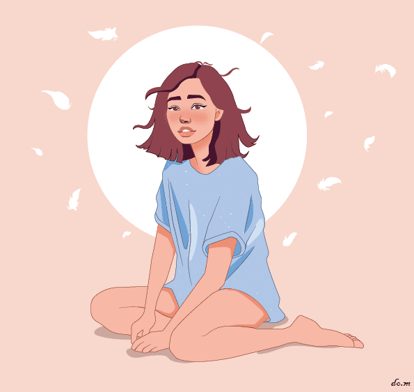 beautiful Girl - Illustration