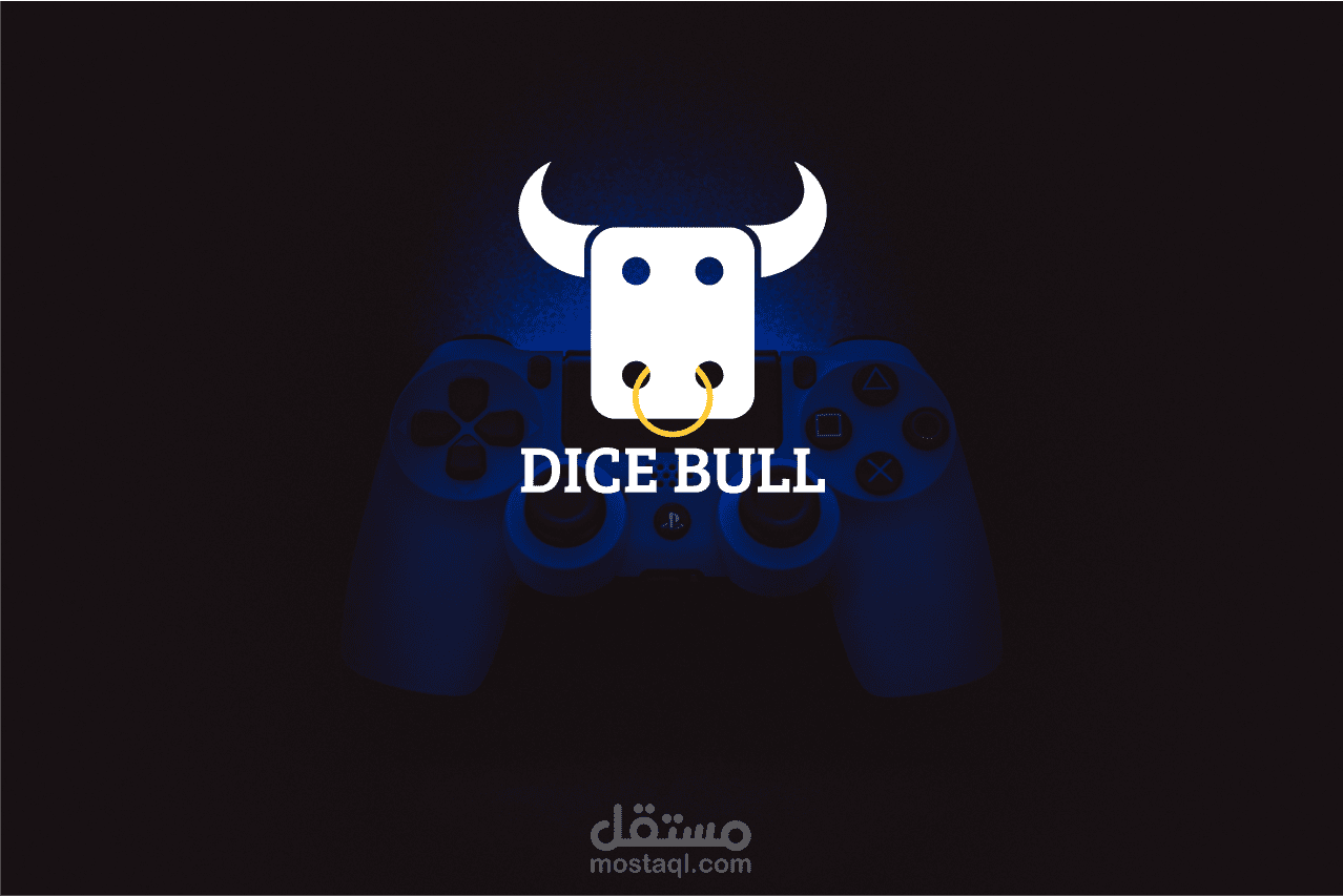 تصميم شعار وموقع Dice Bull