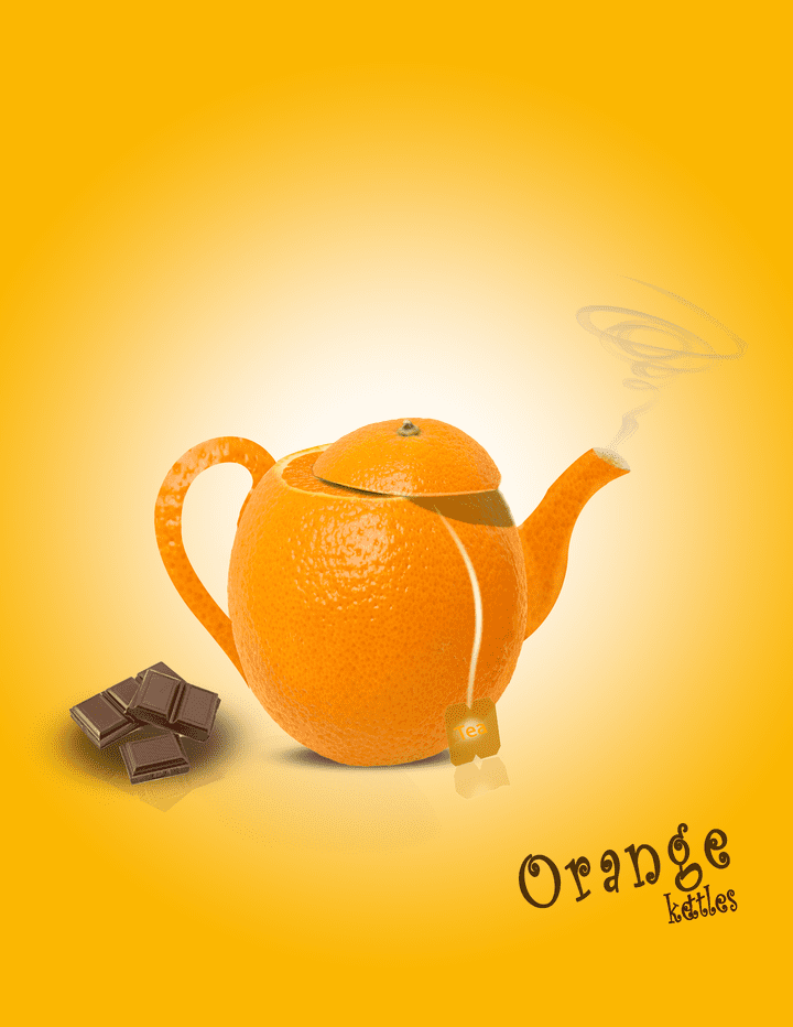 تصميم سوشيال ميديا Orange Kettles