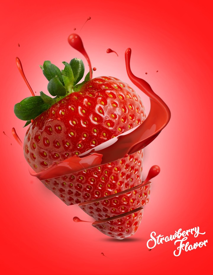 Strawberry-Flavor Poster