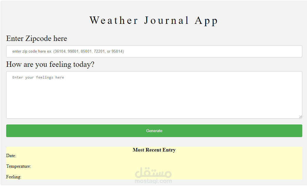 Get Weather info from OpenWeather