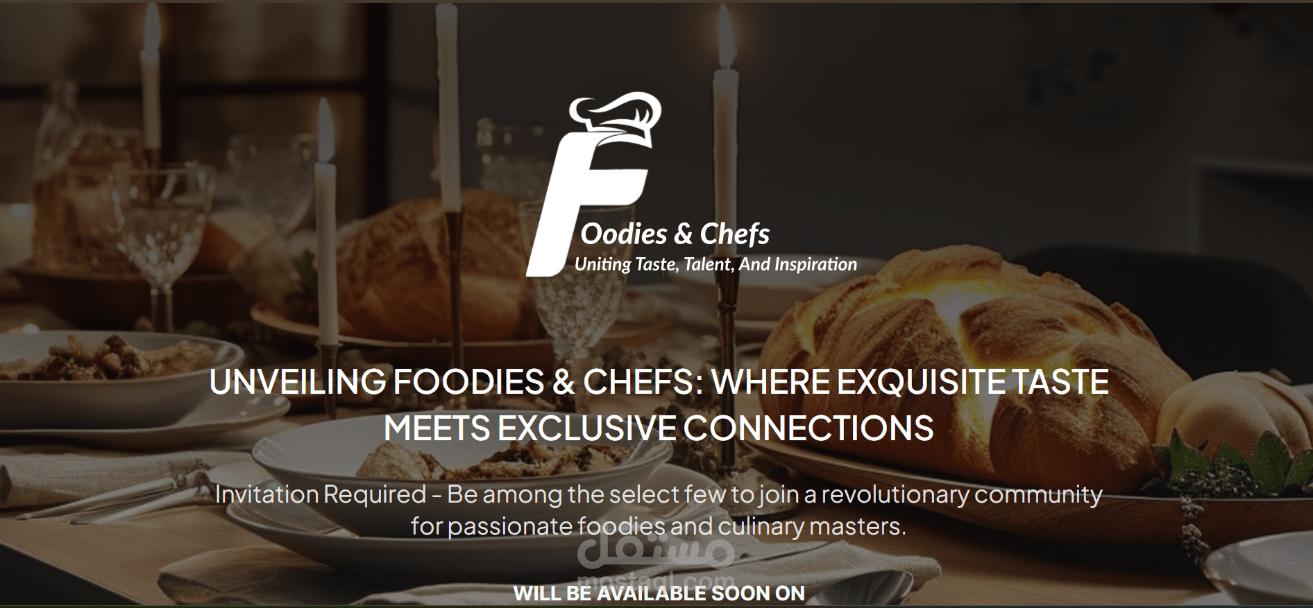 FoodiesnChefs landing page