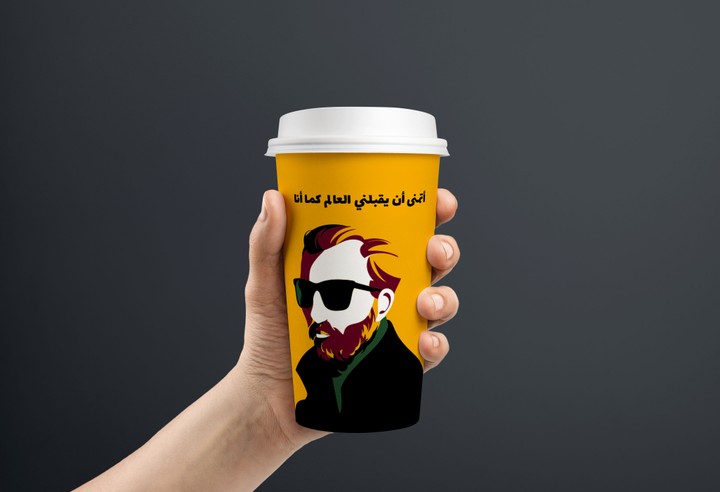 تصميم كوب ورقي Paper cup design