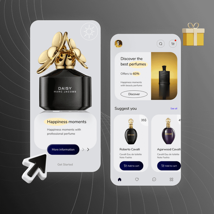 Perfume App Design