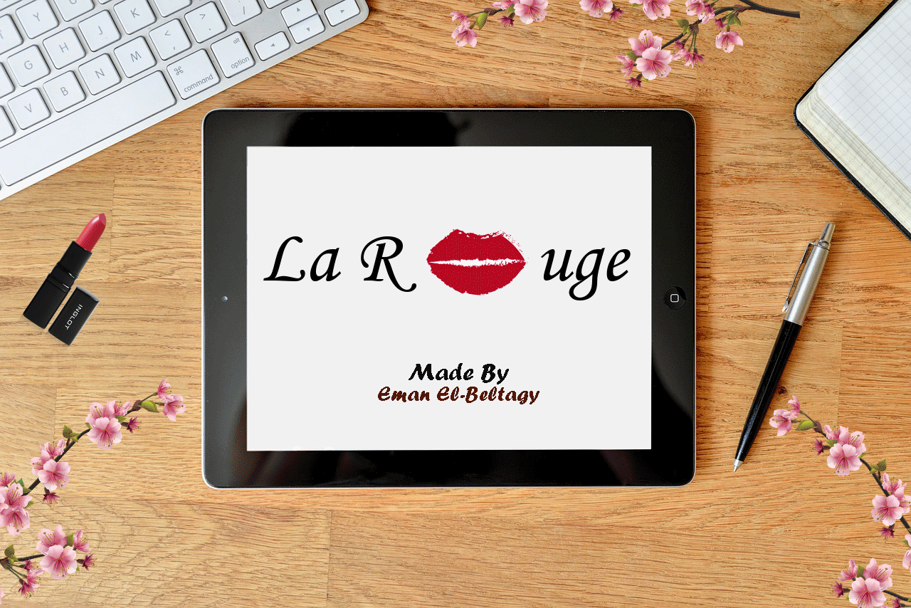 تصميمات la rouge الخاصة بالسوشيال