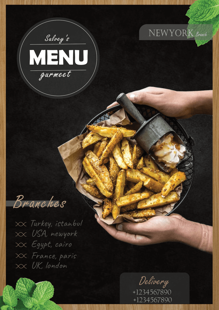 menu design