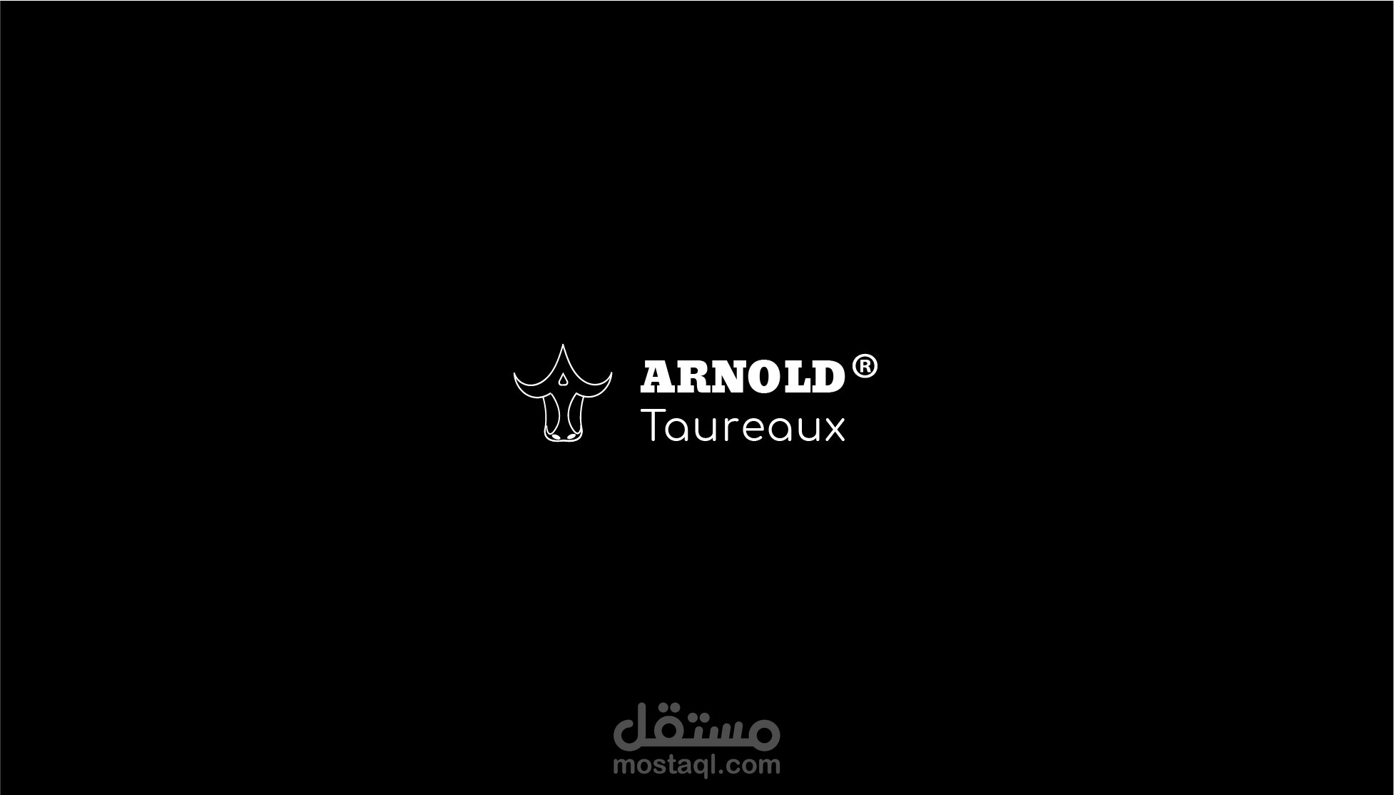 Arnold taureaux logo design + brand identity