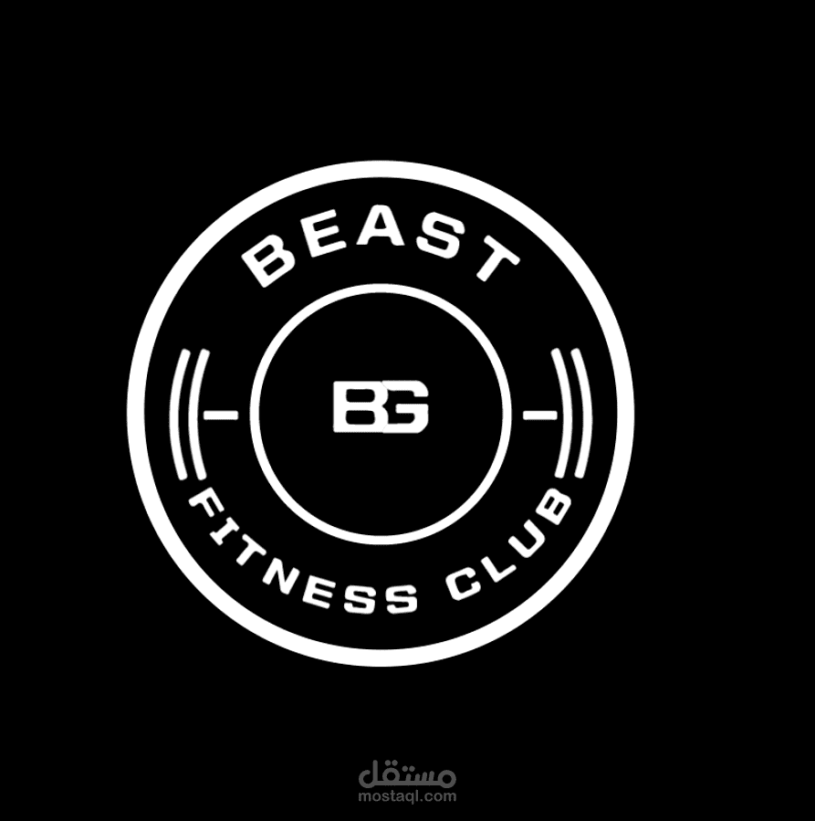 Beast fitness gym Logo