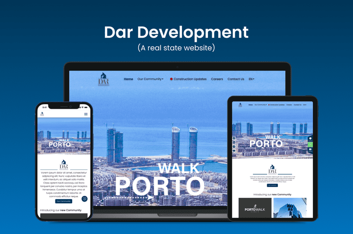 Dar development (real estate website)