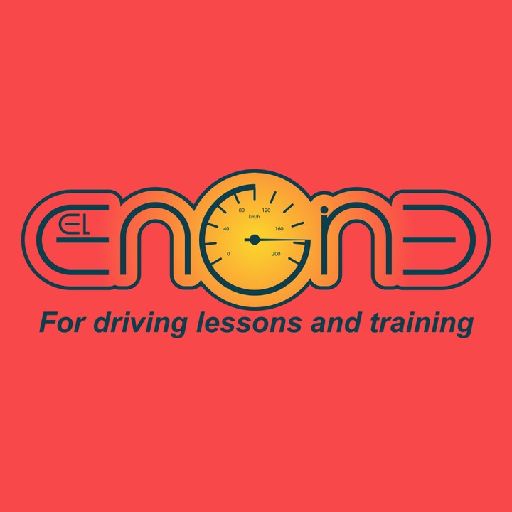 تصميم شعار _ El Engine for car driving lessons