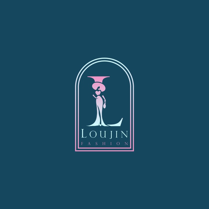 شعار لمتجر ملابس الكتروني | Loujin Fashion