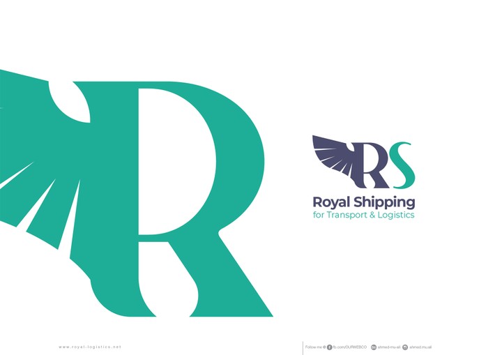 Royal Shipping LOGO brand identity