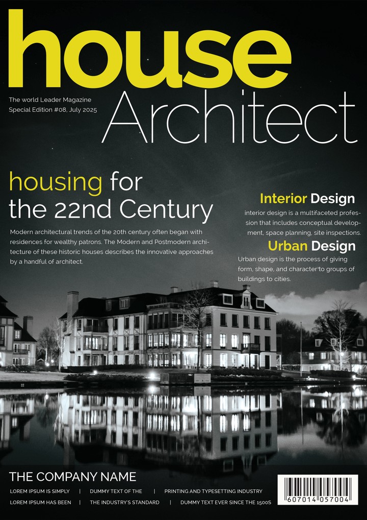 architecture magazine cover