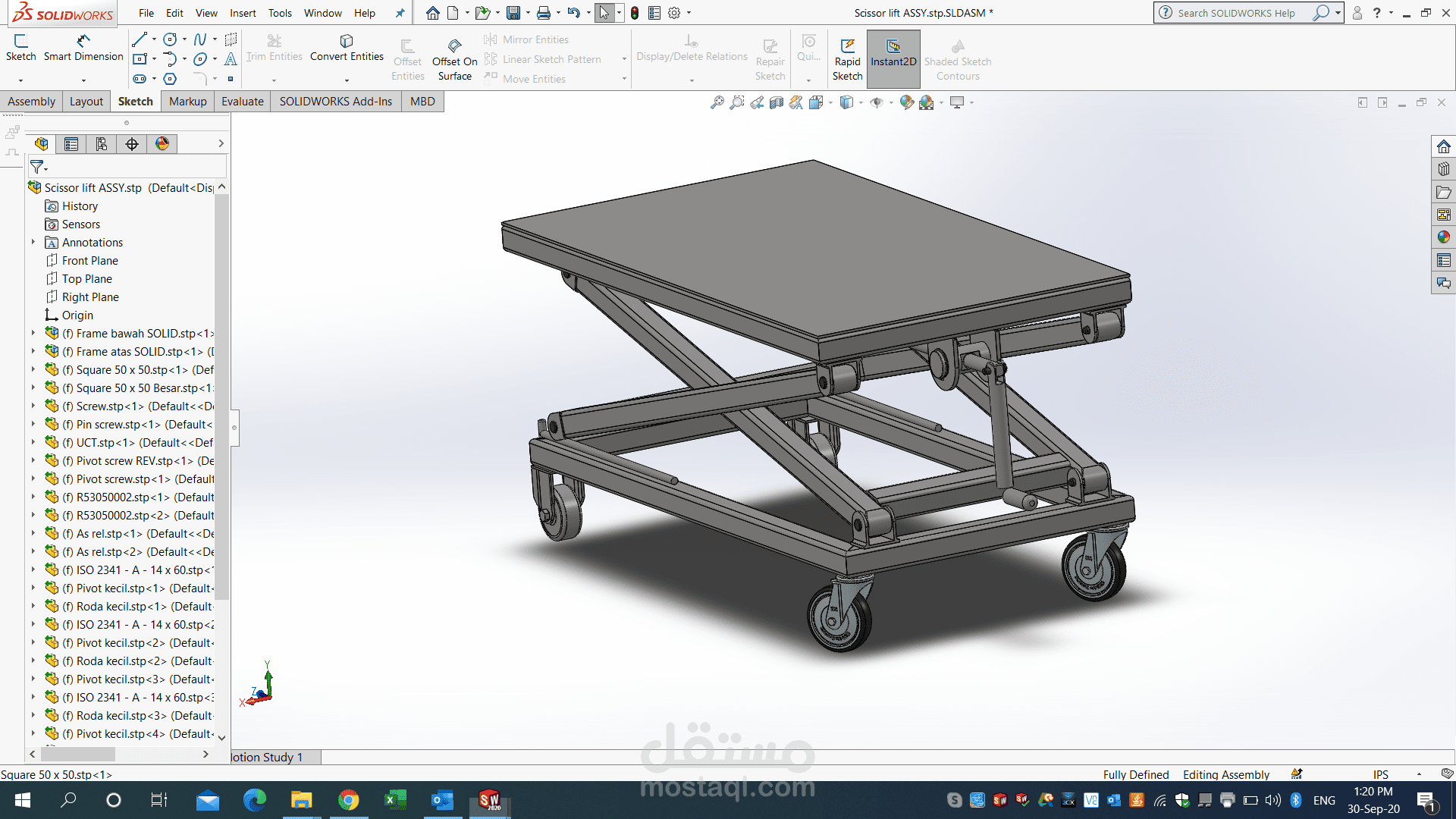 Manual Scissor Lift 