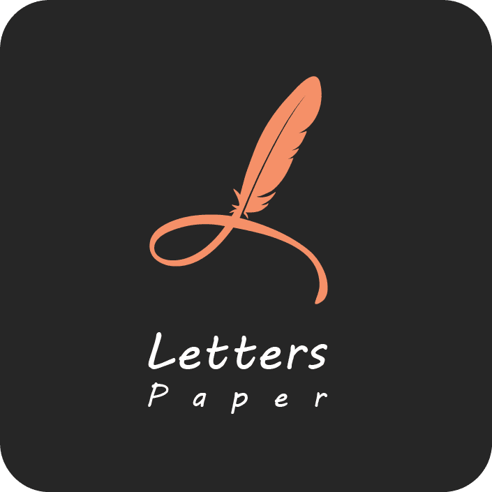 letters paper logo