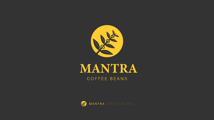 أقتراح تصميم شعار Mantrra Coffee