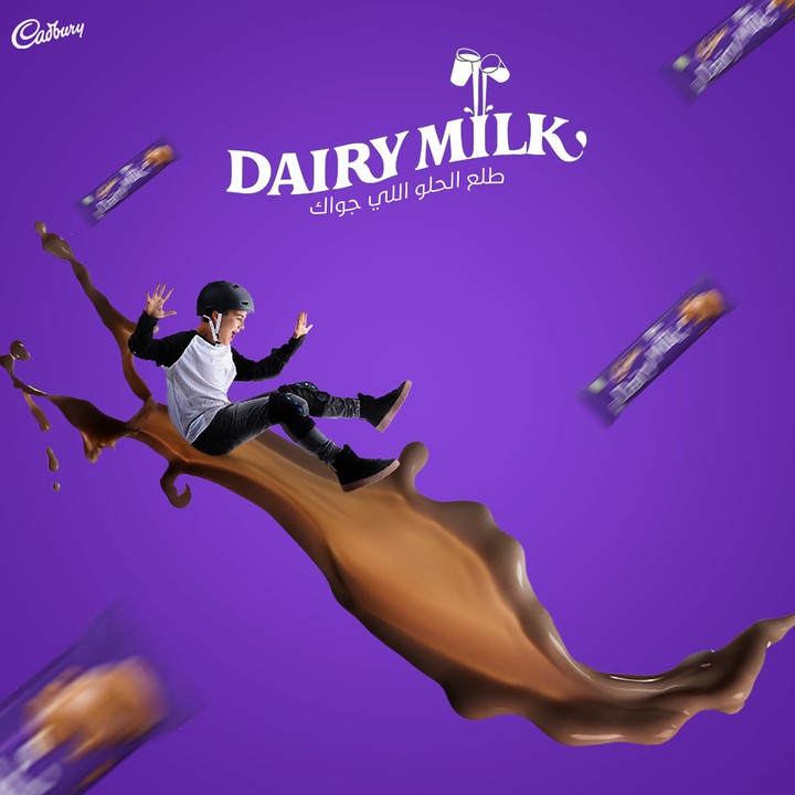 Dairy milk Designed for Social Media