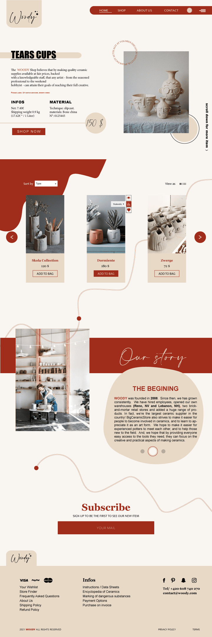 Web design ceramic