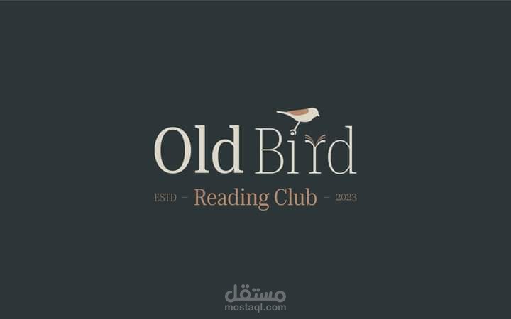 تصميم شعار نادي للقراءة "Old Bird"