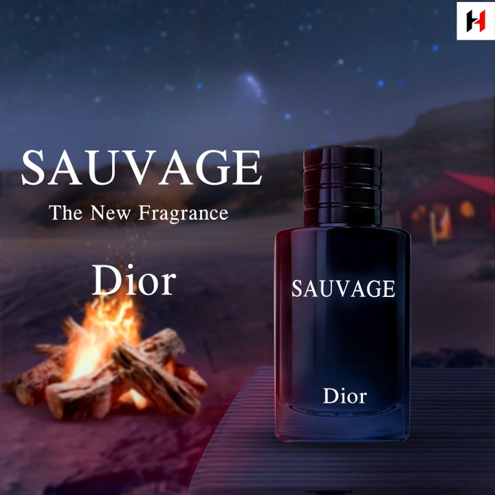 تصميم إعلان لعطر SAUVAGE