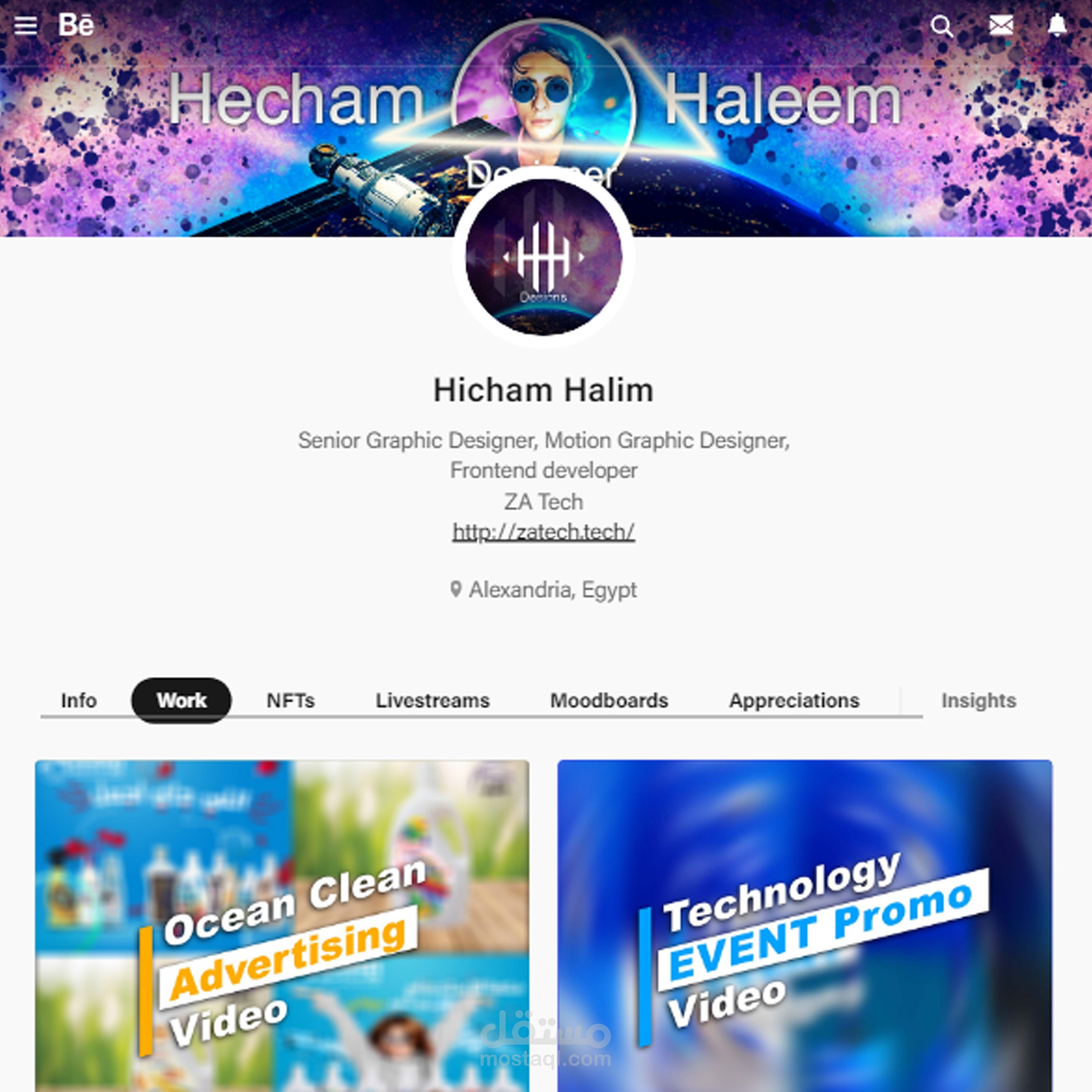 My Behance portfolio