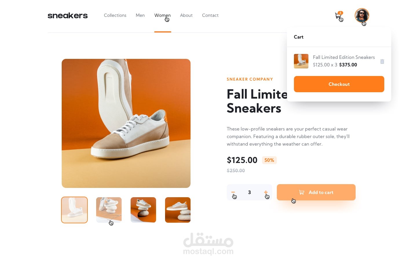 ecommerce product page