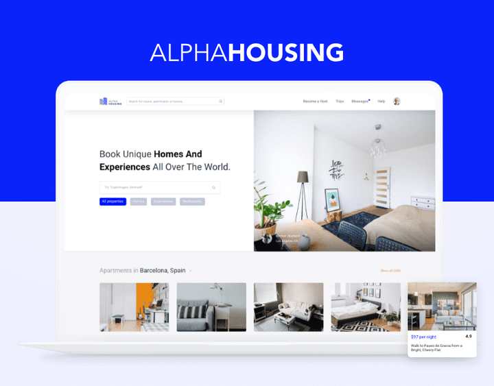 Alpha Housing Responsive Landing Page