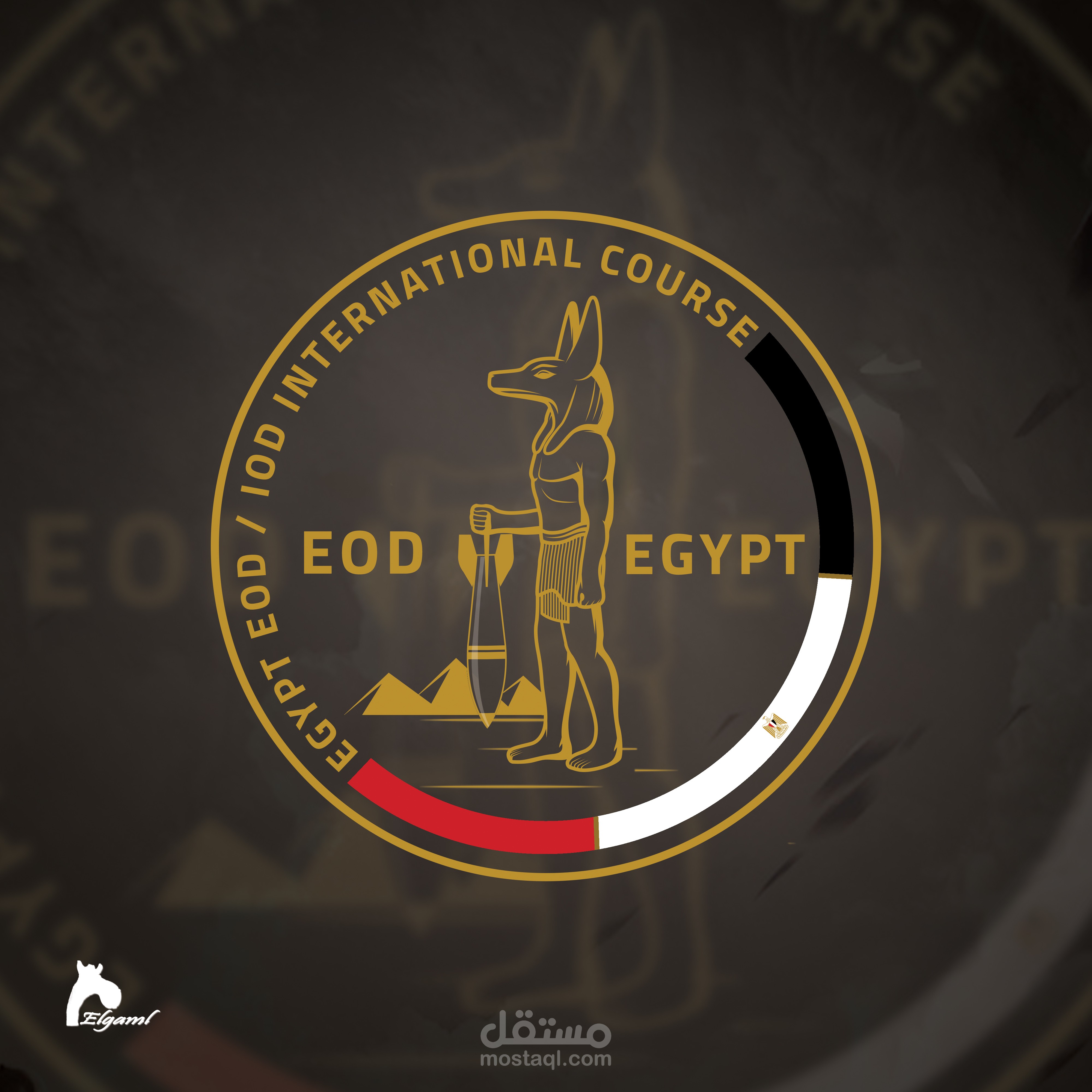 عمل شعار لكورس عن EOD سيتم في مصر للضباط الافارقة