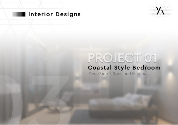 Coastal Style Bedroom - Specified Materials