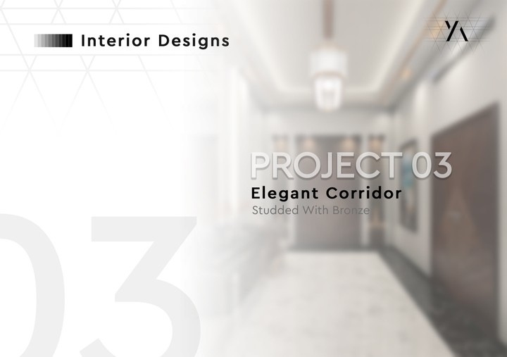 Elegant Corridor - Studded With Bronze