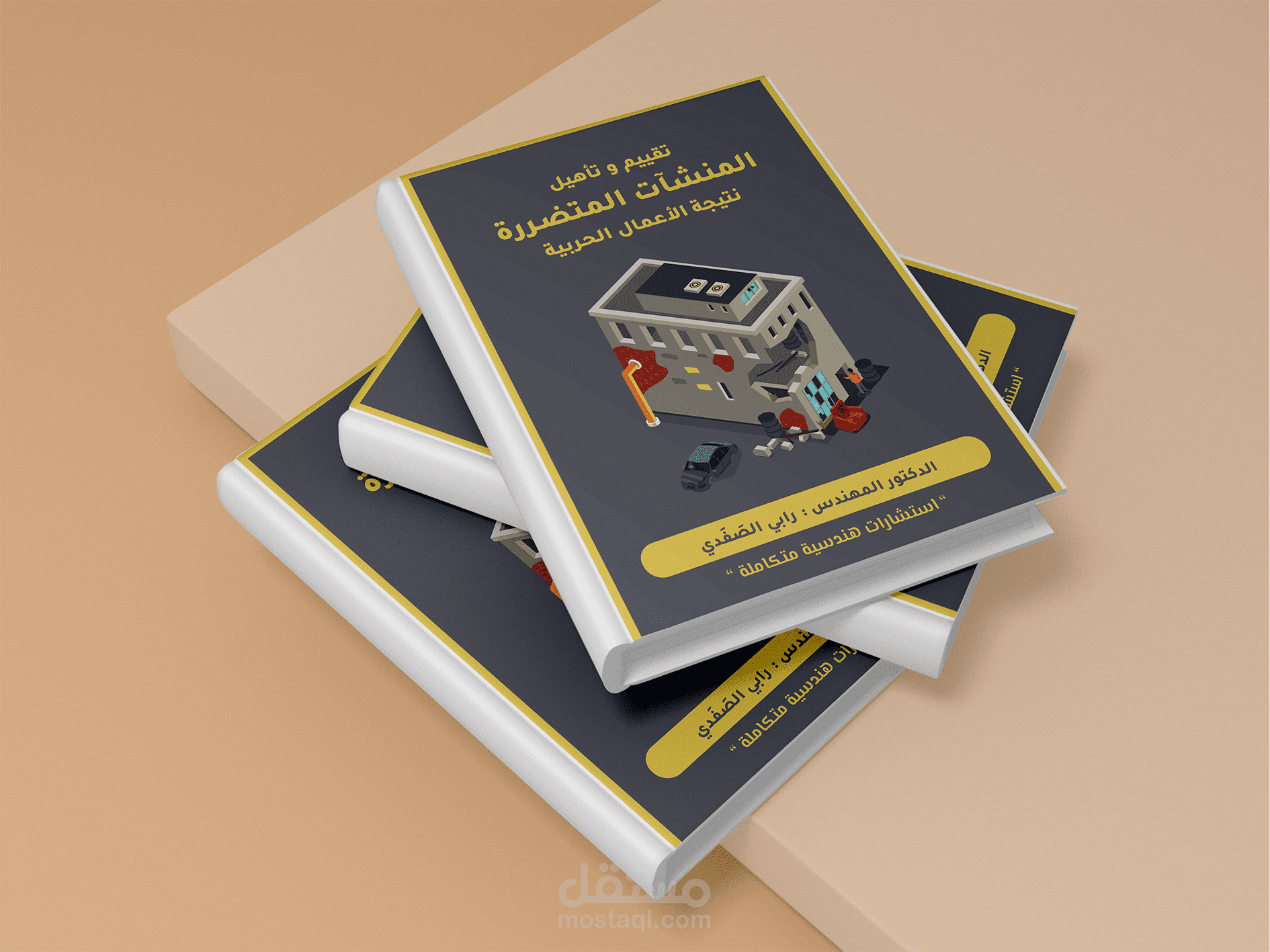 تصميم غلاف كتاب ( تأهيل المنشآت )