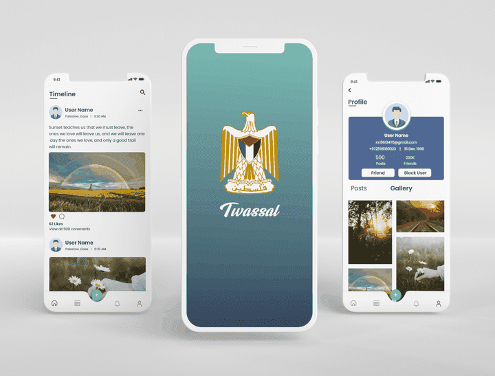 UI/UX Case Study (Tawassl)