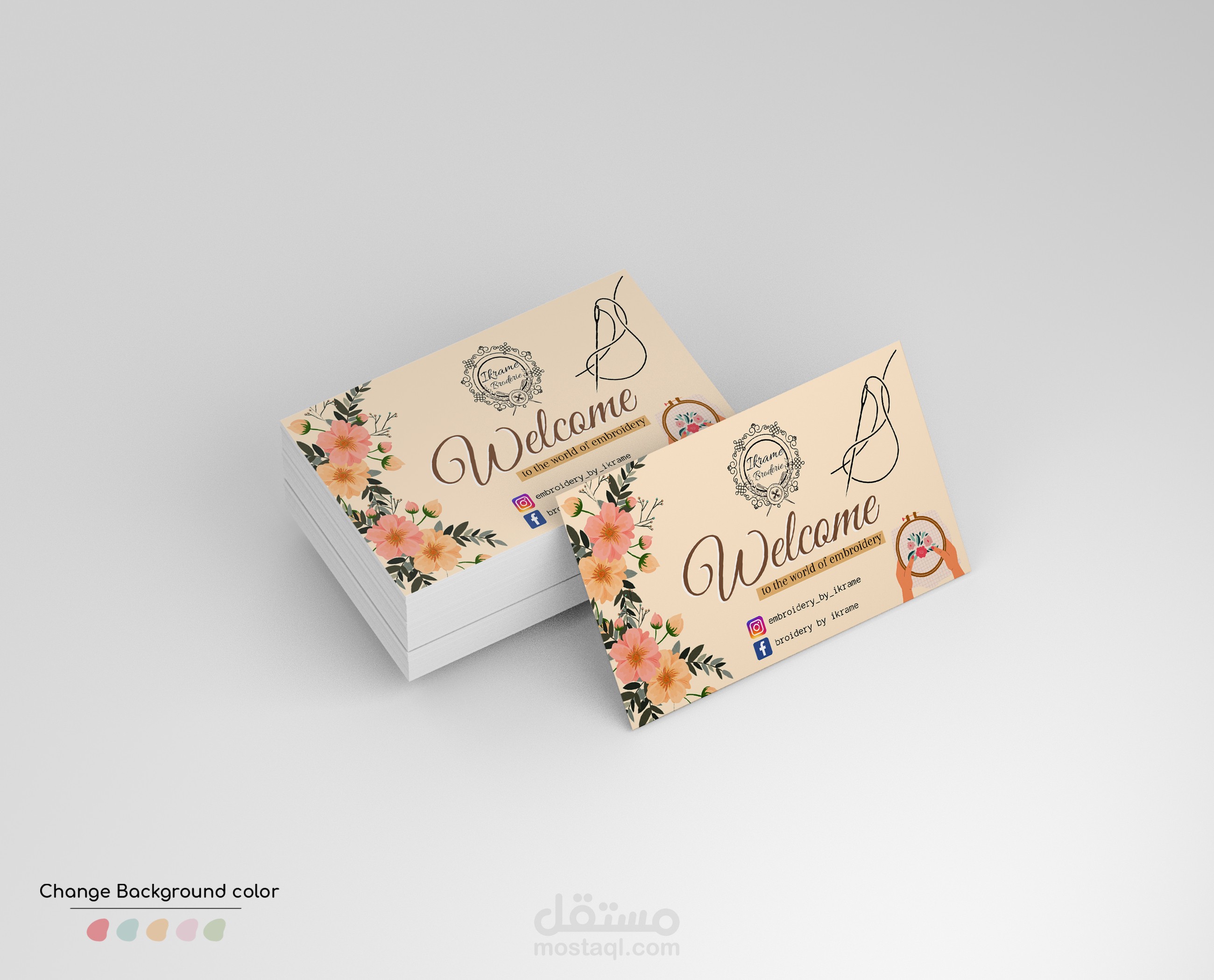 تصميم carte de visite-3