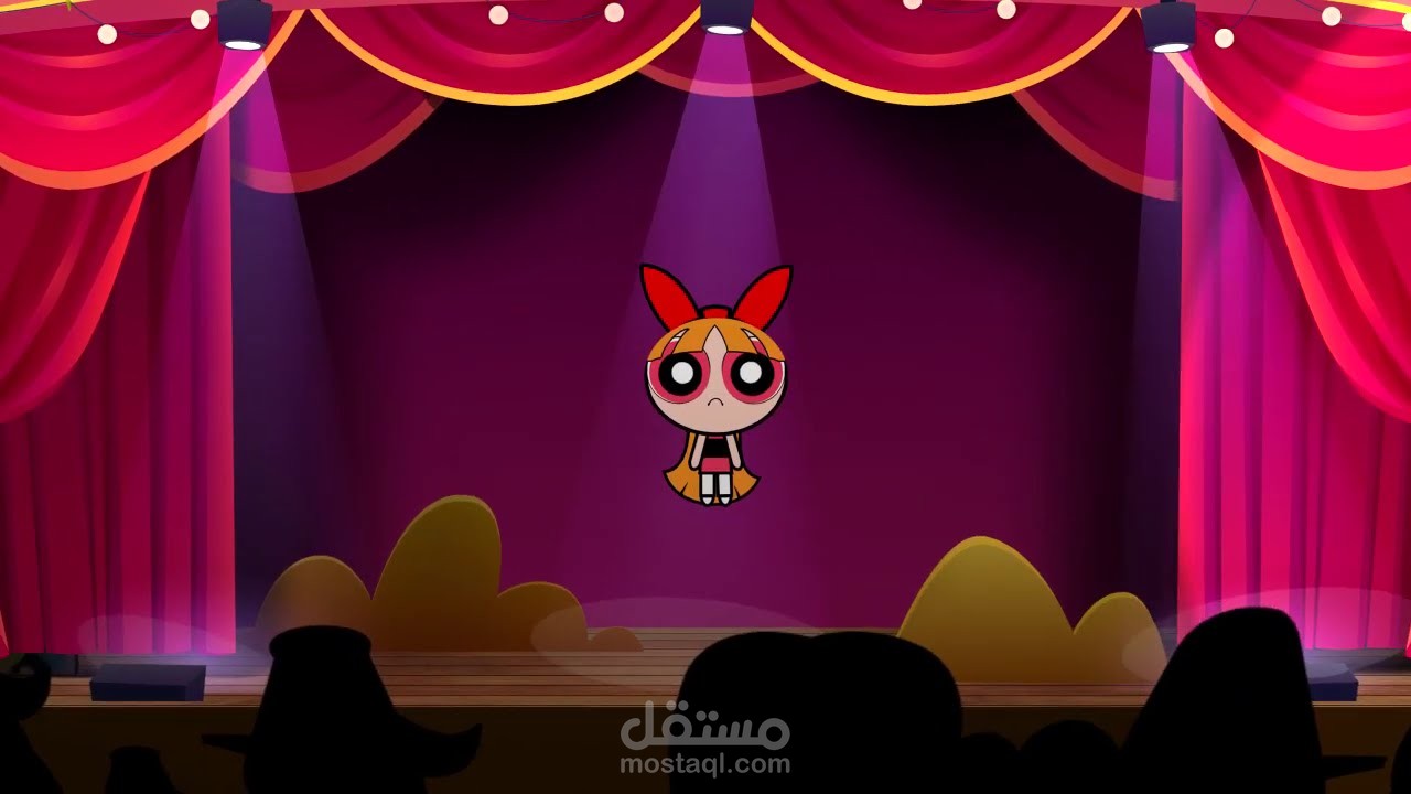 موشن جرافيك فتيات القوة (برامج اطفال )