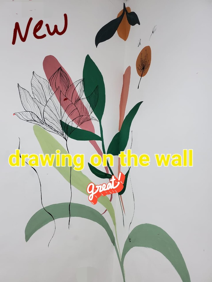 on the wall