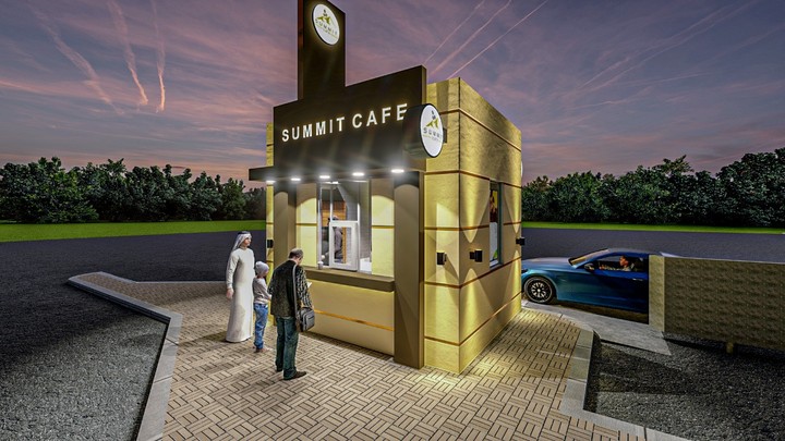 cafe with drive thru